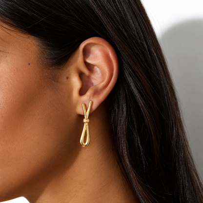 Boucle d'oreille ELEA - Plaqué Or 18 Carats